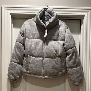 GAP Gray Puffer Jacket